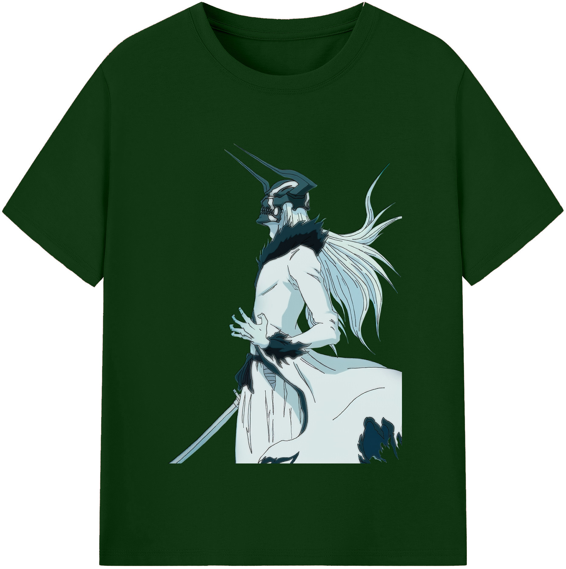 （画像用） ブリーチ 黒崎一護（くろさき いちご）BLEACH Kurosaki Ichigo 綿100％半袖Tシャツ（フロントプリント）